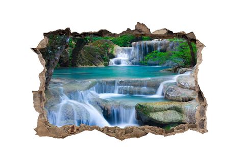 Muurstickers 3d 3d Muursticker Waterval