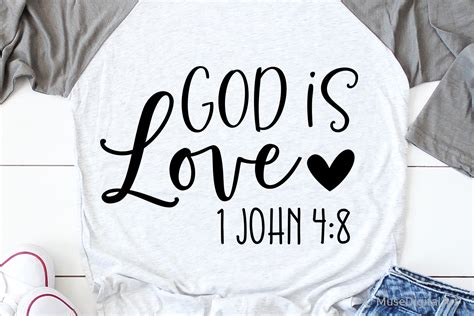 God Is Love Svg So Loved Svg Valentines Day Svg Scripture