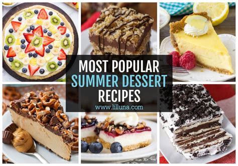 40 Easy Summer Desserts No Bake Fruity Cold Lil Luna
