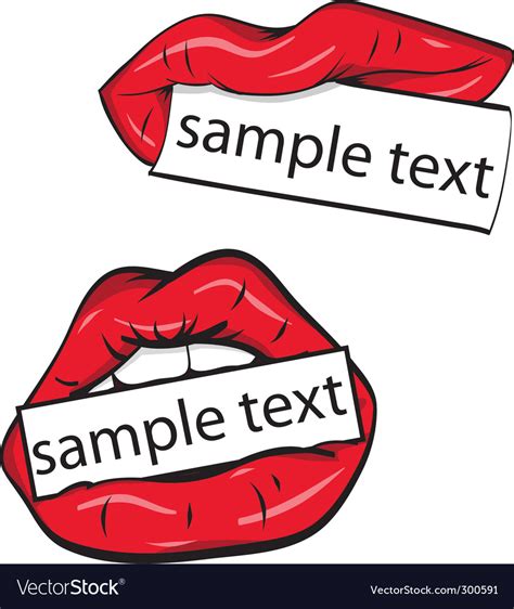 Lips Logo Royalty Free Vector Image Vectorstock