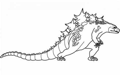 Hey guys, here's another tutorial. Godzilla - Free Coloring Pages