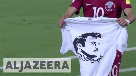 The qatar national football team is the national team of qatar football association and the gulf state of qatar. Qatar football team faces FIFA sanction over Emir tshirt ...