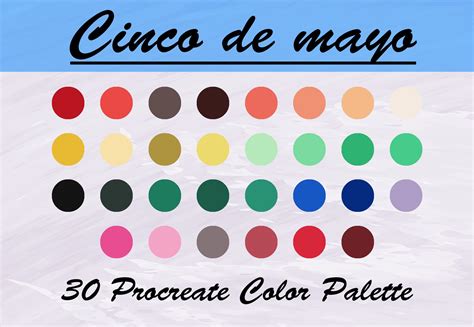 Cinco De Mayo Color Palette Graphic By Tivecreate · Creative Fabrica