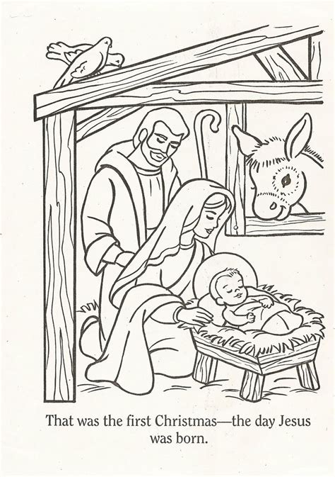 Nativity coloring pages, Nativity coloring, Christmas coloring pages