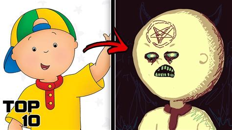 Top 10 Scary Caillou Urban Legends Youtube