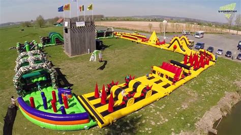 Ultimate Survival 395ft 120m Inflatable Obstacle Course New