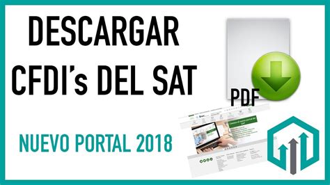 Cómo Descargar Cfdi En El Nuevo Portal Del Sat 2018 Contador Contado