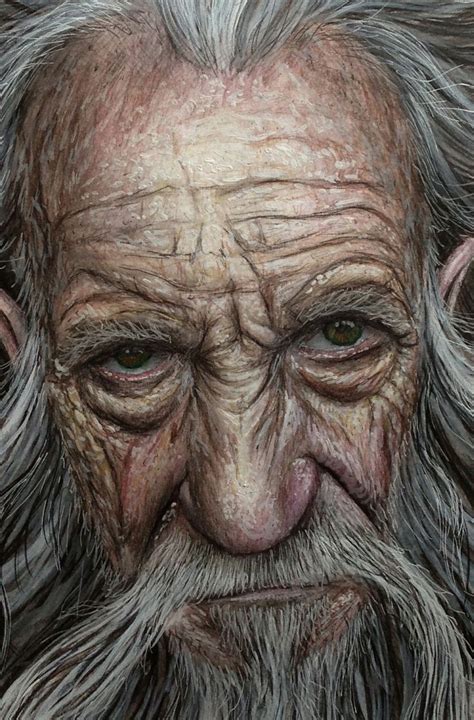 Color Pencil Drawing Old Faces Face Drawing