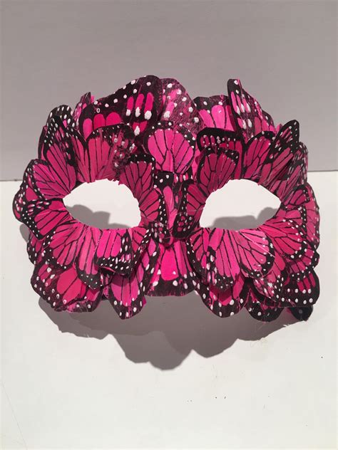 Masquerade Mask Pink Butterfly Mask Ubicaciondepersonascdmxgobmx