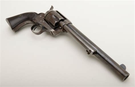 Colt Single Action Army Revolver 45 Long Colt Caliber 7 ½” Barrel Blue And Case Hardened Finish