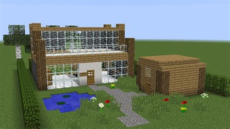 Minecraft How To Build A Land House Youtube
