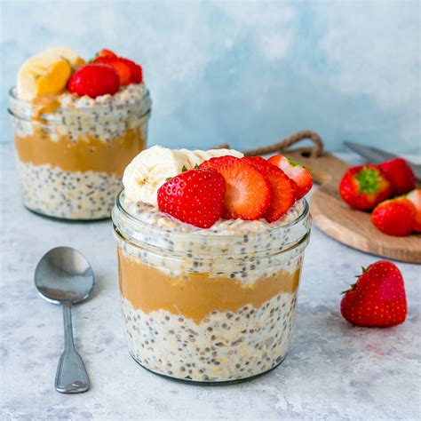 Easy Clean And Delicious Peanut Butter Overnight Oats Clean Food Crush