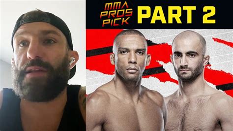 MMA Pros Pick Giga Chikadze Vs Edson Barboza Part 2 UFC Vegas 35