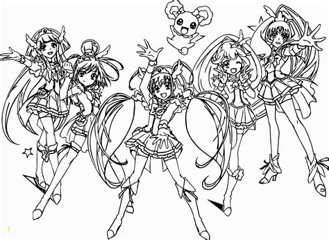 Glitter Force Doki Doki Coloring Pages
