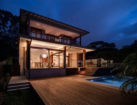 How could you not love a window seat? Australian Home With Spotted Gum Wood Details and Pool ...