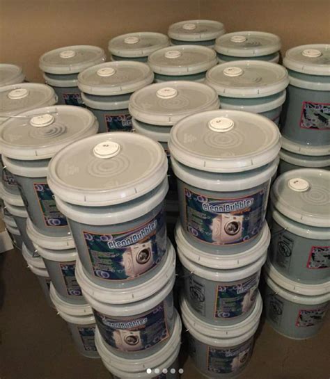 5 Gallon Buckets Of Laundry Detergent Fabric Softener Dish Soap