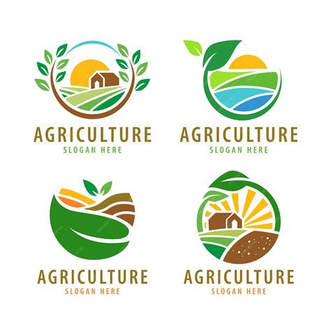 Premium Vector Collection Of Agriculture Logo Designs