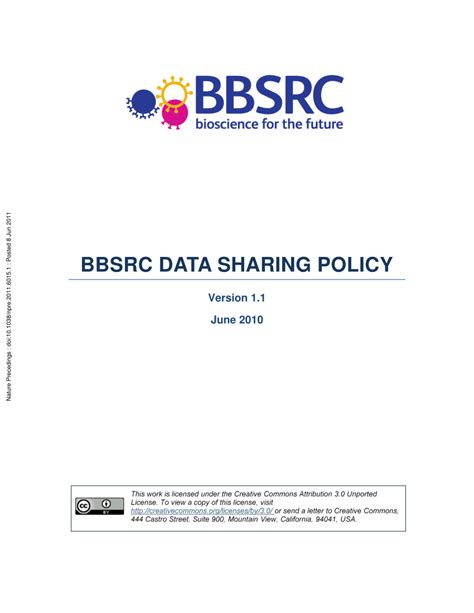 Pdf Data Sharing Policy