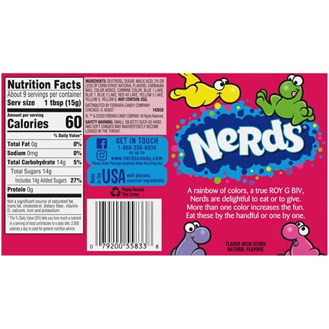 Buy Nerds Rainbow Theater Box Candy 5 Oz Online At Lowest Price In Ubuy Nepal 24360518