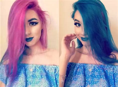 Solid colors are still an acceptable option, but if you want your to create this look, you should start with black as your base color and then give it a blue undertone to create a dark and very distinctive tone. This Two-Toned Hair Trick Is Impossible To Stop Watching ...