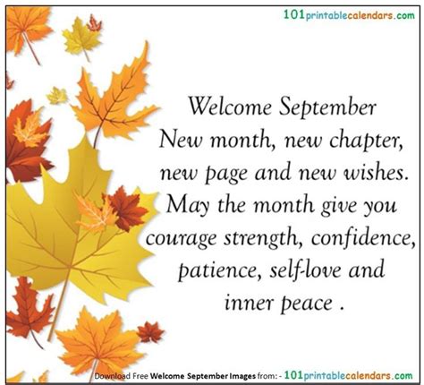 Happy New Month In 2020 Welcome September Hello September Quotes