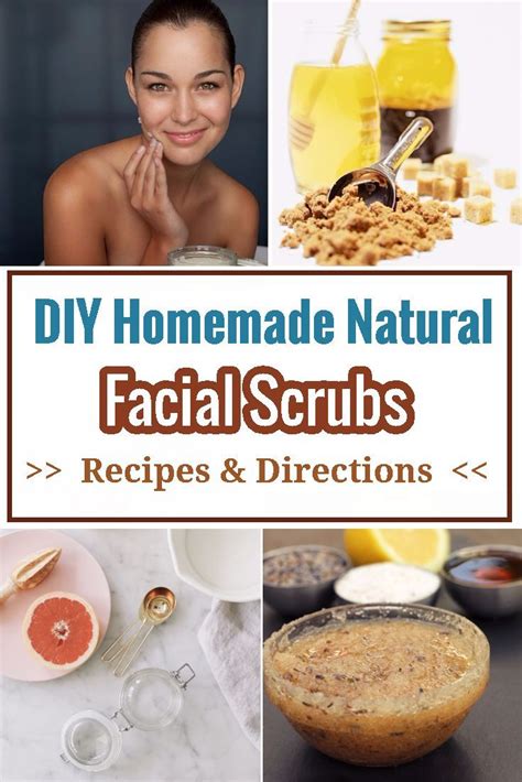 diy homemade natural facial scrub recipes for clear and smooth skin facial scrub recipe face