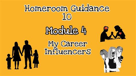 Homeroom Guidance Module 4 My Career Influencers Youtube