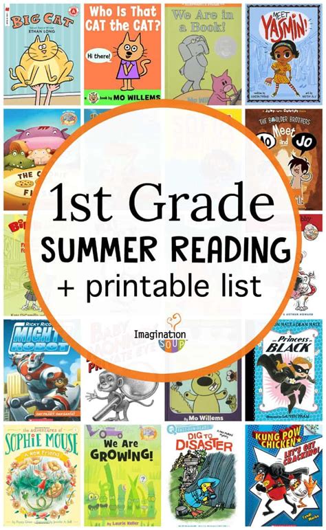 1st Grade Summer Reading List Of Books For Graders First