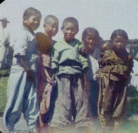 Rare 19th Century Colour Photos From A Unified Korea Show Children