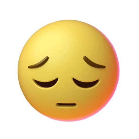 Sad Disappointed Emoji 