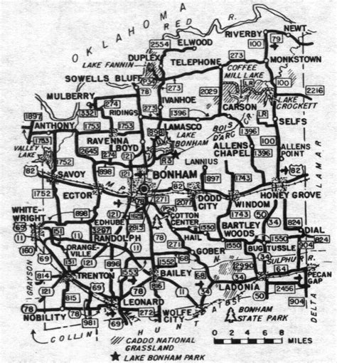 Fannin County Texas Maps And Gazetteers