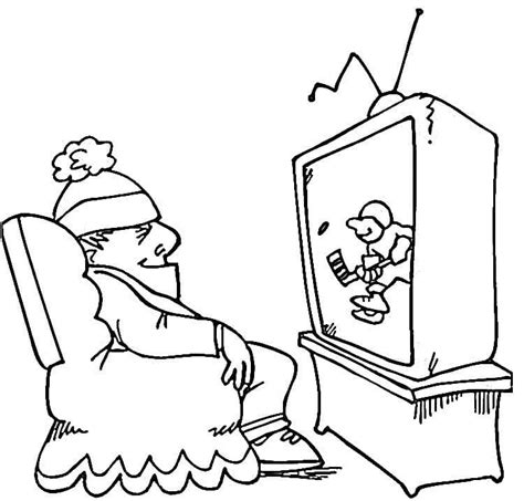 Cartoon TV Coloring Pages