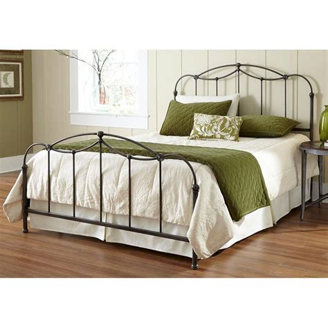 Our Affinity Sloping Curves Metal Bed with Frame   Queen  