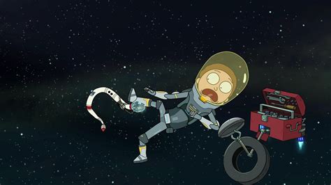 Flat Tire In Space - S4 EP5 - Rick and Morty
