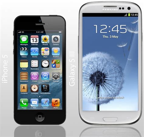 Iphone 5 Vs Galaxy S Iii