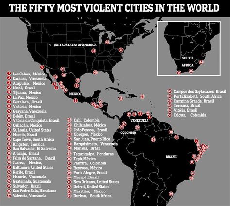 Where Are The Deadliest Cities On Earth 84 Of Them Are In Latin America