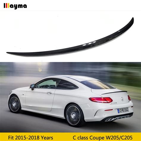 Spoilers And Wings Carbon Fiber Trunk Spoiler Fit For Mercedes Benz W205