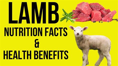Nutrition Facts And Health Effects Of Lamb Lamb Meat YouTube