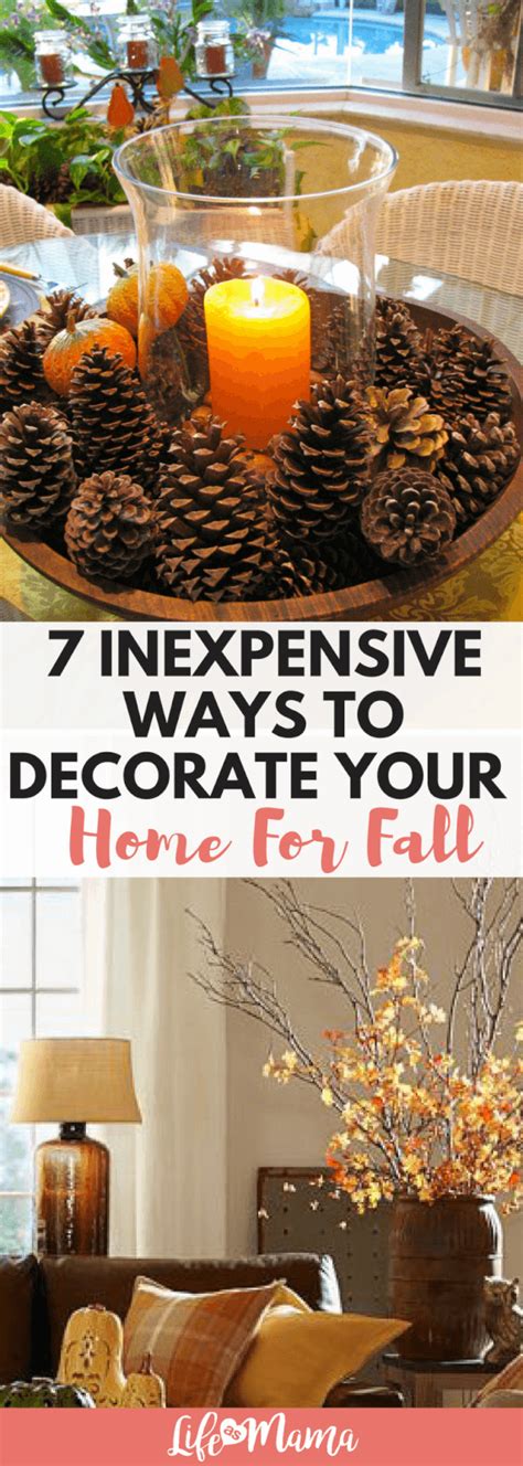 I am feeling inspired to refresh our summer spaces, too! 7 Inexpensive Ways To Decorate Your Home For Fall