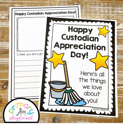 custodian appreciation day t idea custodian birthday t primary playground