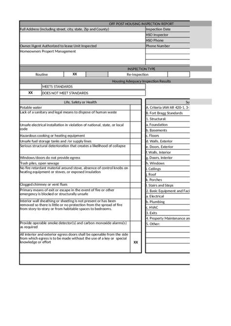 Home Inspection Report Template Pdf Professional Format Templates