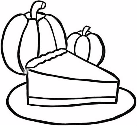 Stats on this coloring page. Piece of Pumpkin Pie Coloring page | Free Printable ...