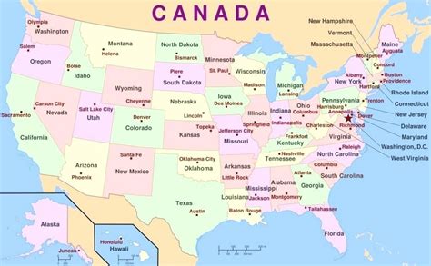 Us Map With Capitals Online Maps United States Map With Capitals