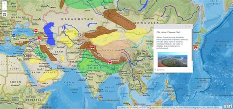 Vodstvo A Povrch Ázie Interaktívna Mapa Lepšia Geografia