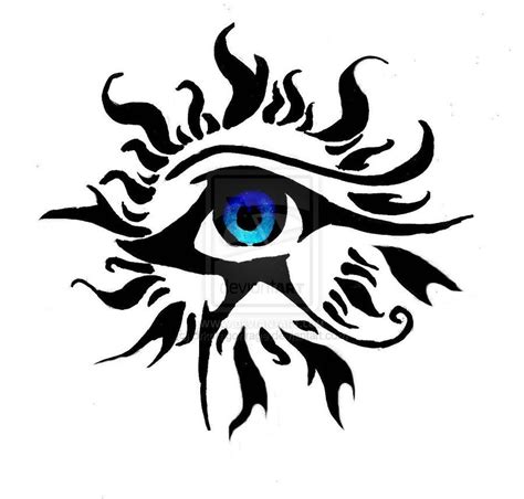 Tribal Tattoo Eye