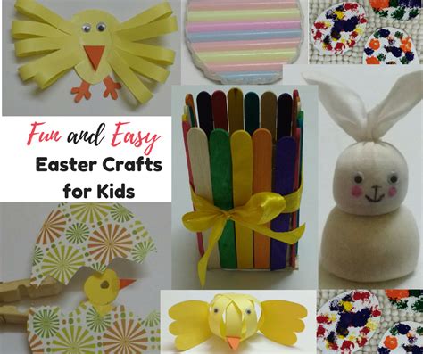 14 Fun And Easy Easter Crafts For Kids Sharing Our Experiences