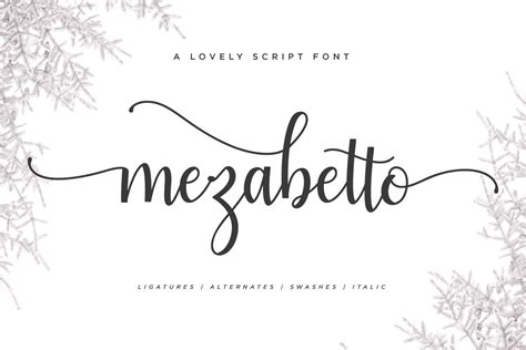 Mezabetto Elegant Script Font 138413 Script Font Bundles