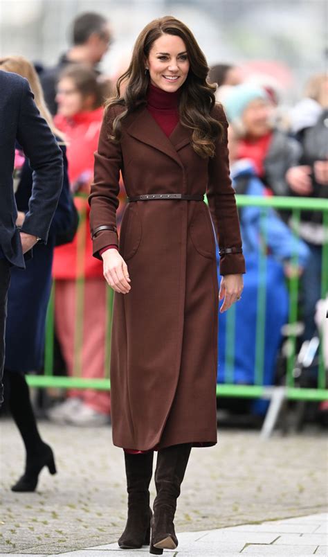 Kate Middleton Wore Her Signature Coat Style In A New Color
