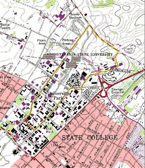 Roper Downtown Campus Map