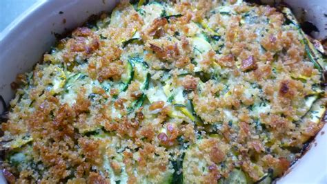 For Love Of The Table Summer Squash Gratin With Salsa Verde And Gruyère